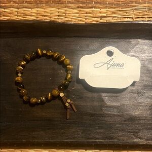 Ajuna Tiger Eye Beaded Bracelet